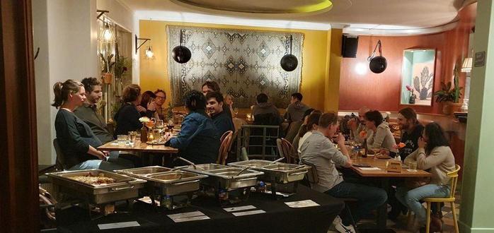 Hackathon Dinner at Colors World Food Wageningen