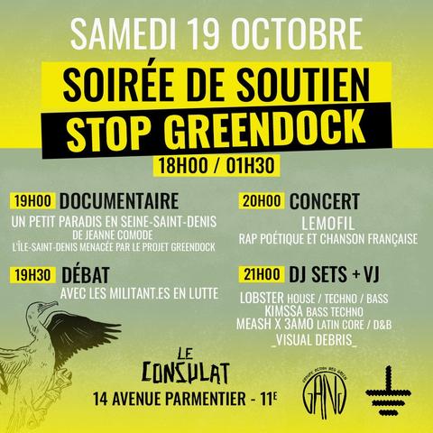 Flyer pour la soirée