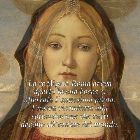 La vergine con il Bambino, san Giovanni e l'angelo (Dalla bottega di Botticelli, dettaglio).