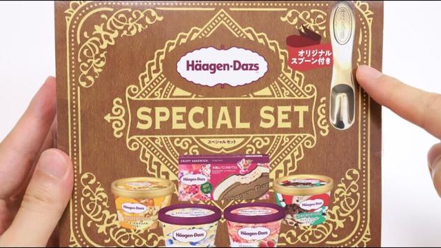 Haagen Dazs Gold Spoon Special Set!