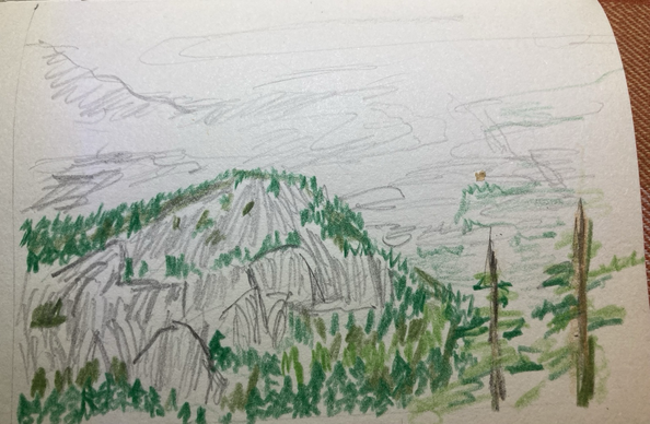 Mountain Ridge in British Columbia