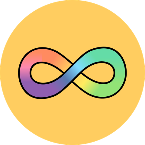 Same but with a thinner line on the infinity sign.
