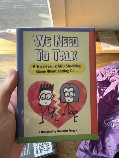 The box for #WeNeedToTalk
