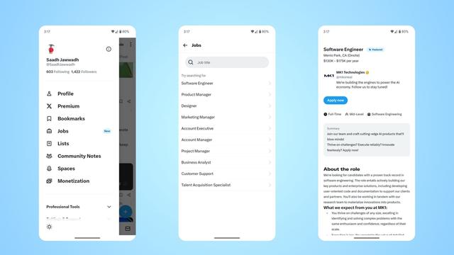 X screenshot