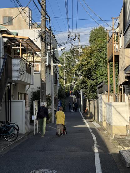Quiet neighborhood in Nezu, Tokyo