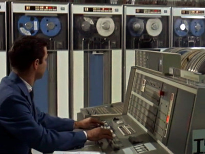 An IBM 7094 in use at the university in Charly.