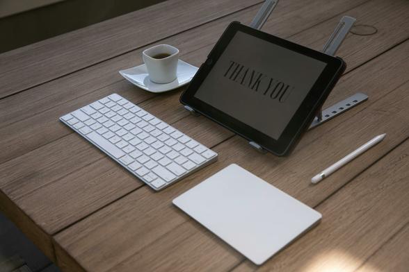 thank you message on an iPad screen
Photo by PNW Production: https://www.pexels.com/photo/thank-you-message-on-the-ipad-screen-8250827/