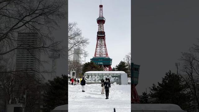Sapporo is a HUGE vibe during winter ❄️ #shorts #japan #travel