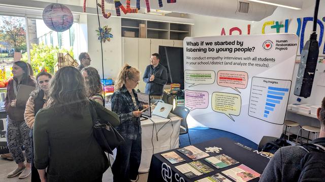 HRP booth at the PEN Conference