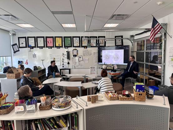HRP leads educators in a conversation about student voice in an elementary classroom