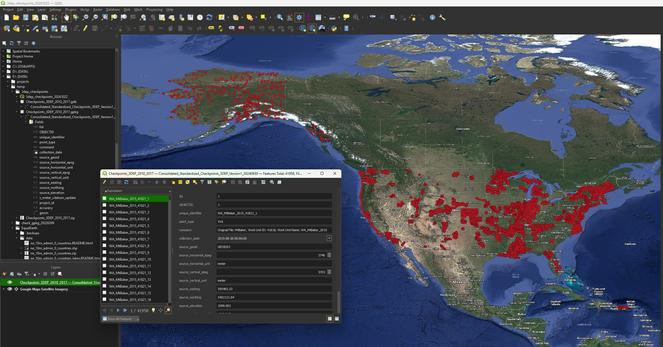 screen shot - the 40k± Consolidated Standardized Survey-Grade Checkpoints 3DEP 2010 to 2017