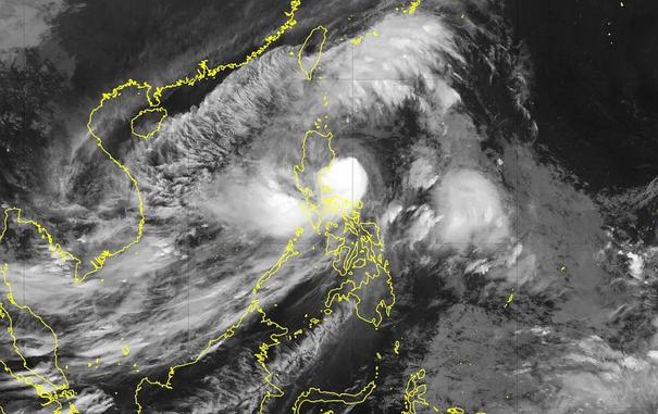 Severe Tropical Storm Kristine's storm track as of Oct 23 5pm