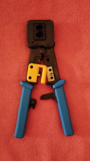 Image of my RJ45 crimping tool.