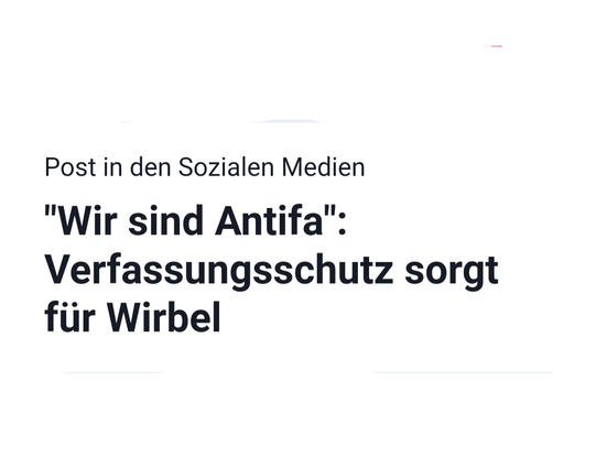 Überschrift des im Beitrag verlinkten Artikels