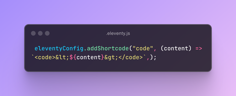 Pretty screenshot of the code mentioned in the post.