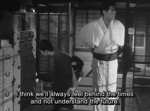 I think we'll always feel behind the times and not ubderstand the future.