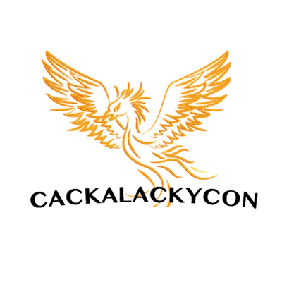 Yellow phoenix looking stylized logo