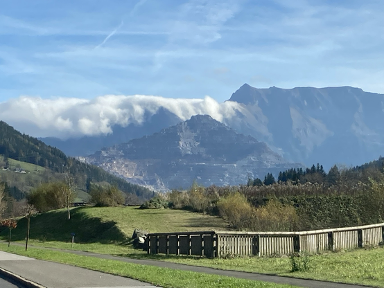 Föhnmauer hinter dem Erzberg