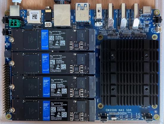 The FriendlyELEC CM3588 NVMe NAS Kit