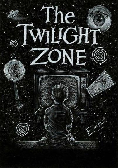 Poster de la serie "La dimensión desconocida" "The Twilight Zone"