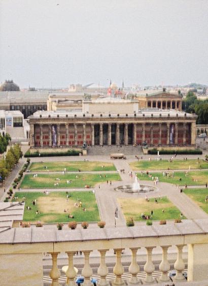 Altes Museum, photographed from the top of Humboldt Forum.