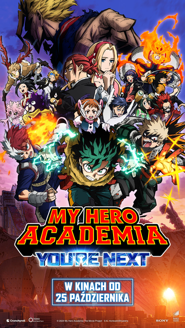 Plakat filmu “My Hero Academia: You’re Next”.