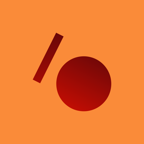An abstract illustration of the number 10 in a red gradient on an orange background