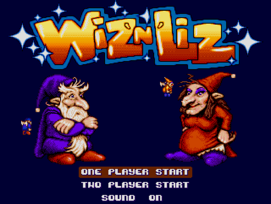 "Wiz 'n' Liz" for the Amiga