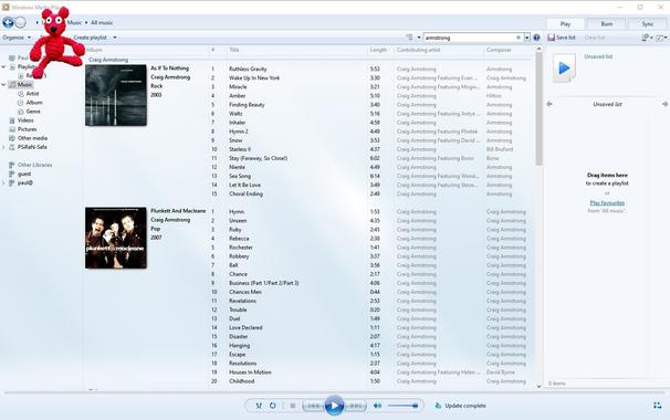 #CaptainRedBeanrBear: #Remembering: #WindowsMediaPlayer with a #ZeroTolerance of/for #PhilCollins and/or #Sting...