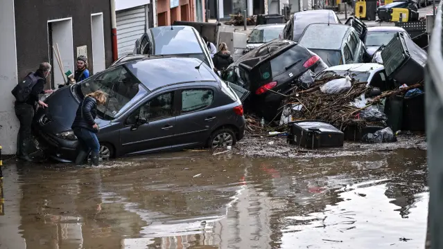 Innondations à Rive-de-Gier en octobre 2014