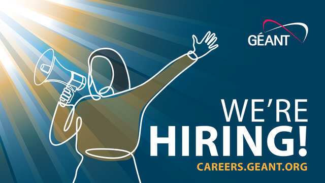 GÉANT: We're hiring!

careers.geant.org