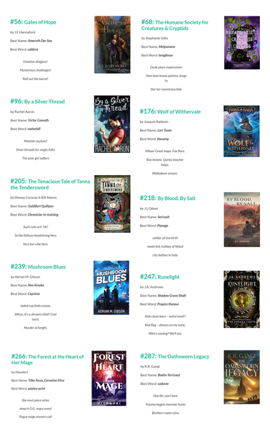 Ten haiku about the ten SPFBO finalists this year, from Dave Dobson's SPFBOX haiku project (linked)