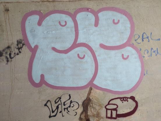 Pink and Like Blue BB Throwie