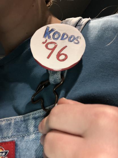 Pin that says Kodos ‘96