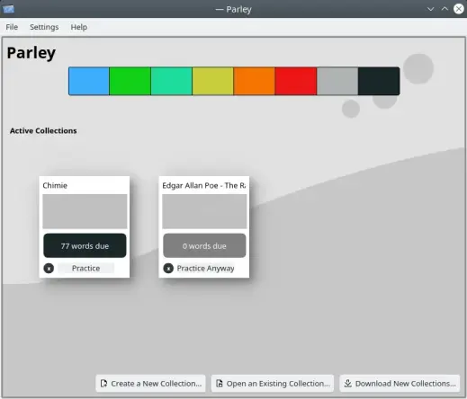 Parley. Active dictionaries