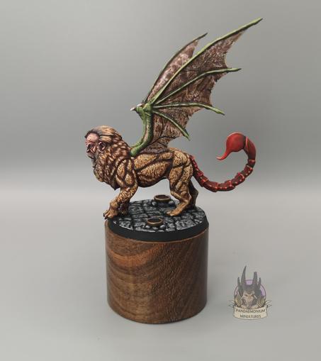 Manticore figure - left side view