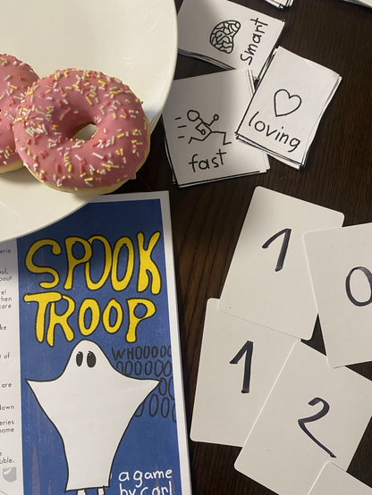 Table all set for Spook Troop