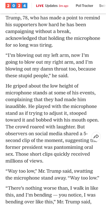 details from event as detailed by NY Times