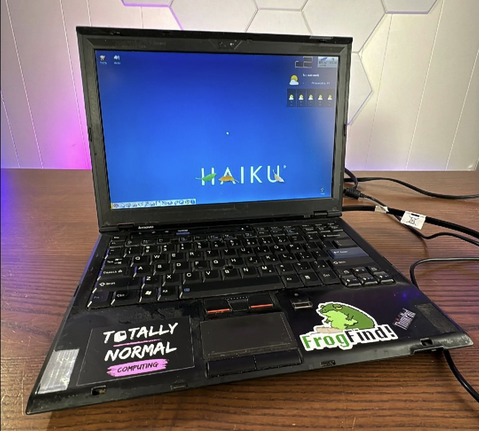 Thinkpad running Haiku