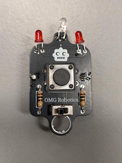 Jednoduchá PCB s LED od OMG Robotics