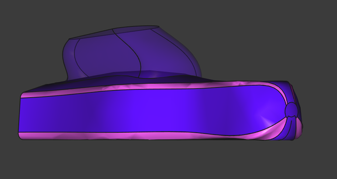 Screenshot einer Zeichnung eines Velomobil mit Freecad von schräg vorne