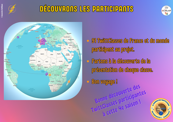 Carte des classes participantes.