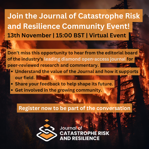 A flyer for the community event. The copy that isn't included in this post says "Don't miss this opportunity to hear from the editorial board of the industry's leading diamond open-access journal for peer-reviewed research and commentary. Understand the value of the journal and how it supports our field. Share your feedback to help shape its future. Get involved in the growing community. Register now to be part of the conversation."