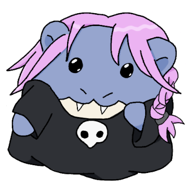 Spheal dressed in an Ancient robe with Hythlodaeus' hair