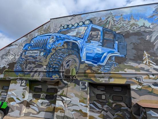 Artwork by Kipras Petrulis in Vilnius, Lithuania