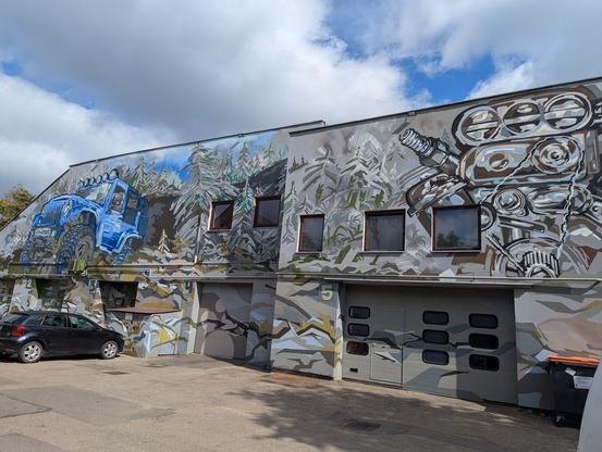 Artwork by Kipras Petrulis in Vilnius, Lithuania