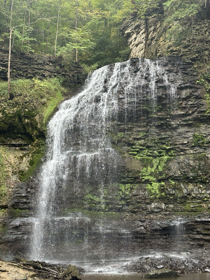 21 metre sheer waterfall