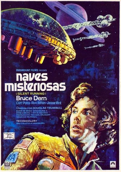 Cartel en español de la película "Silent Running" 🚀🪴🌴 (1972) de Douglas Trumbull