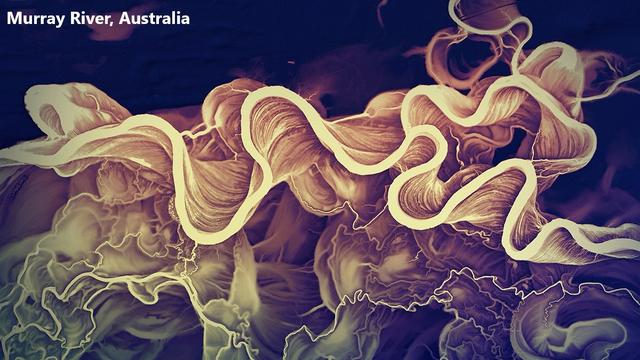 LiDAR-derived river cartography - Murray River, Australia