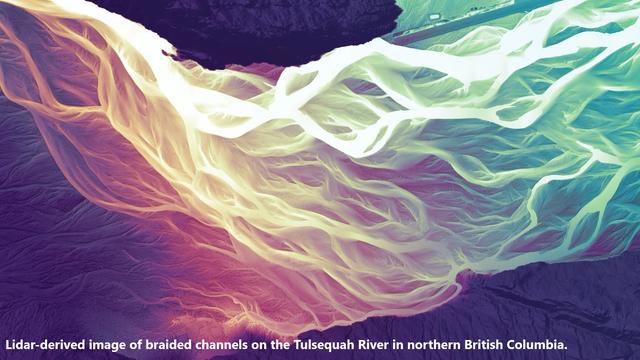LiDAR-derived river cartography - Tulsequah River, British Columbia, Canada